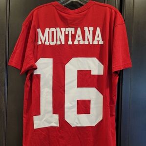 49ers Joe Montana Mitchell & Ness Shirt